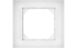Рамки QR 1000 белое матовое стекло