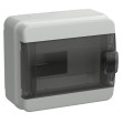 TEKFOR Корпус пластиковый КМПн-8 IP65 черная прозрачная дверь IEK - изображение 1