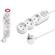 Удлинитель 5м (3 роз., 3,5кВт, с/з, выкл, ПВС 3х1,5) LEIDEN ELECTRIC - изображение 1