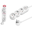 Удлинитель 5м (3 роз., 2,2кВт, с/з, выкл, ПВС 3х0,75) LEIDEN ELECTRIC - изображение 1