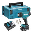 Термовоздуходувка MAKITA DHG 181 ZK в кейсе, набор сопл + АКЦИЯ АКБ BL 1860 со скидкой 50% - изображение 1