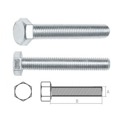 Болт М30х120 мм шестигр., цинк, кл.пр. 8.8 DIN 933  (25 кг.)