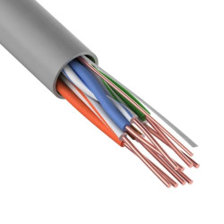 REXANT Кабель U/UTP, CAT 5E, ZH нг(А)-HF, (LSZH), 4х2х0,50 мм, 24AWG, внутренний, серый, 305м