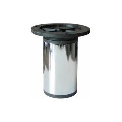 Опора мебельная круглая d50 100-120 мм, хром STARFIX
