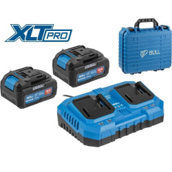 Набор аккумулятор 2х4 А*ч и зарядное устройство 2х4 А BULL XLTpro в чем. SET