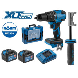 Аккум. дрель-шуруповерт BULL SR 1806 R-series Xcase XLTpro БЕСЩЕТ., Удар., 18 В, 80 Н*м, 2х6 А*ч