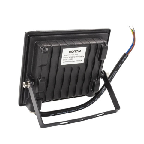 Прожектор светодиодный Dekron 30W 6500К IP65 2400Лм черный - изображение 2