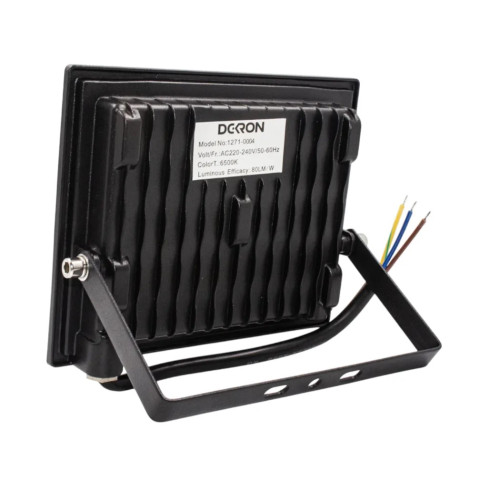 Прожектор светодиодный Dekron 50W 6500К IP65 4000Лм черный - изображение 2