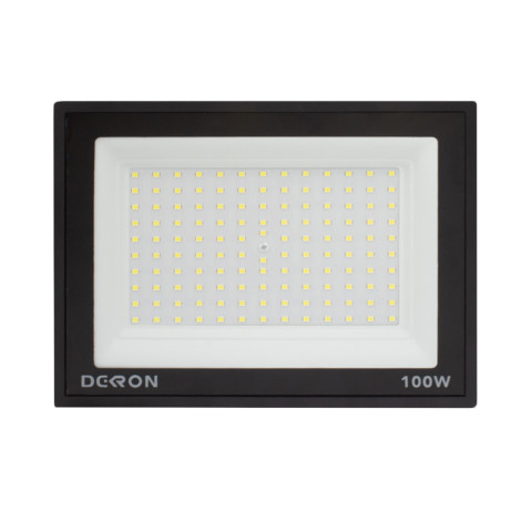 Прожектор светодиодный Dekron 100W 6500К IP65 8000Лм черный - изображение 1