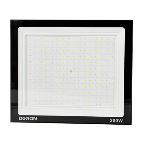 Прожектор светодиодный Dekron 200W 6500К IP65 16000Лм черный - изображение 2