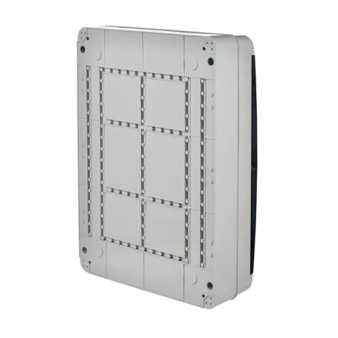 TEKFOR Корпус пластиковый КМПн-54 IP65 черная прозрачная дверь IEK - изображение 2