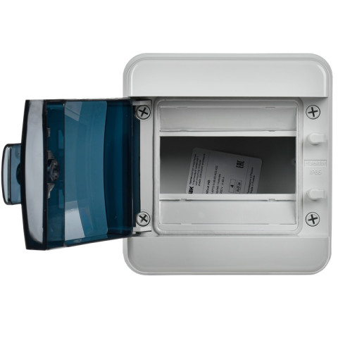 TEKFOR Корпус пластиковый КМПн-6 IP65 черная прозрачная дверь IEK - изображение 2