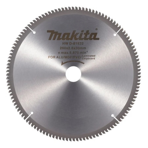 Диск пильный 260х30 мм 120 зуб. универсальный MAKITA - изображение 1
