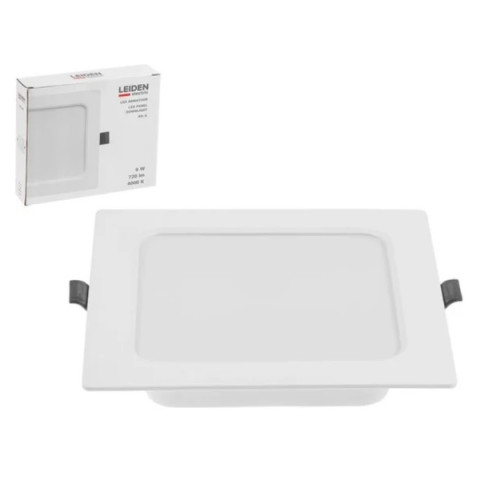 Светильник светодиодный встраиваемый квадрат 9 Вт 4000К, IP44 RS-S LEIDEN ELECTRIC - изображение 1