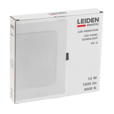 Светильник светодиодный встраиваемый квадрат 12 Вт 4000К, IP44 RS-S LEIDEN ELECTRIC - изображение 4