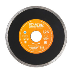 Алмазный круг 125х22 мм по керамике сплошн. STARTUL STANDART