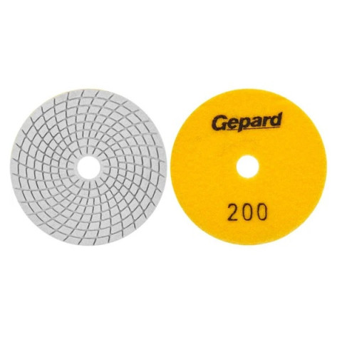 Алмазный гибкий шлифкруг "Черепашка" 100мм P200 мокр. GEPARD (GP5022-200) - изображение 2