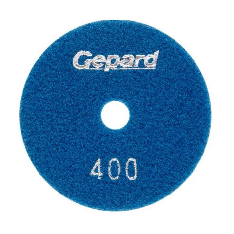 Алмазный гибкий шлифкруг "Черепашка" 100мм P400 мокр. GEPARD (GP5022-400) - изображение 1