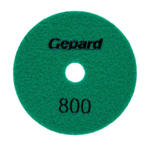 Алмазный гибкий шлифкруг "Черепашка" 100мм P800 сух. GEPARD (GP5023-800) - изображение 1