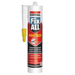 Клей-герметик гибрид."Soudal" Fix All High Tack белый 290 мл