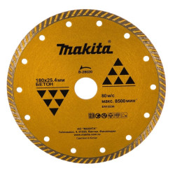 Алмазный круг 180х25.4 мм по бетону Turbo Standard MAKITA