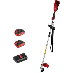 Триммер аккум. WORTEX TB 3036-1 ALL1 XLT SET БЕСЩЁТ.ДВИГ., 18В+18В, шир.скаш.340/255 мм леска/нож