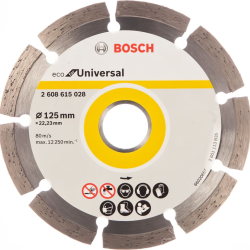Алмазный круг 125х22,23 мм по бетону сегмент. ECO for Universal BOSCH