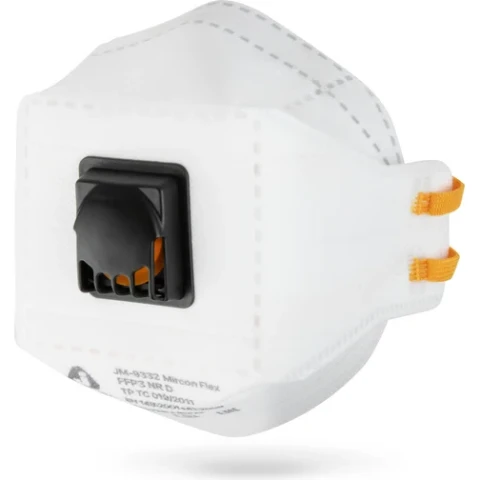 Респиратор JETA SAFETY JM-9332 складн. с клап. FFP3 (до 50 ПДК) (индивид. уп.) - изображение 1